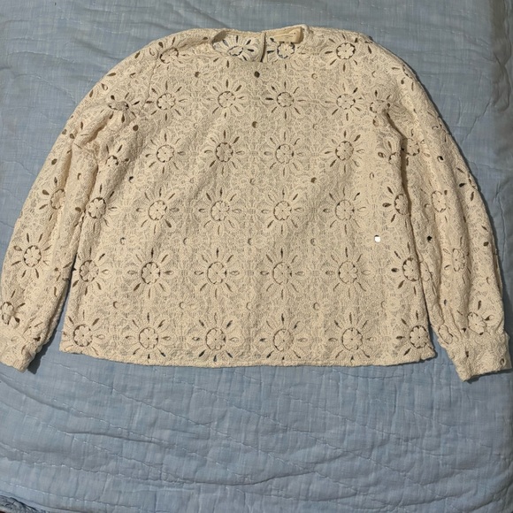 🌻🌼Sezane JESSE BLOUSE in Ecru - Picture 5 of 7